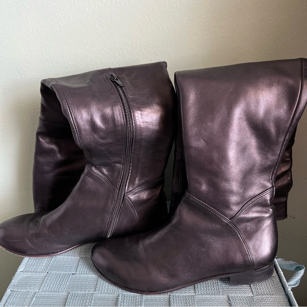 Italian leather Franco Curini boots Made🇮🇹